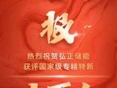 喜報(bào)！弘正儲(chǔ)能獲評(píng)國家級(jí)專精特新“小巨人”企業(yè)